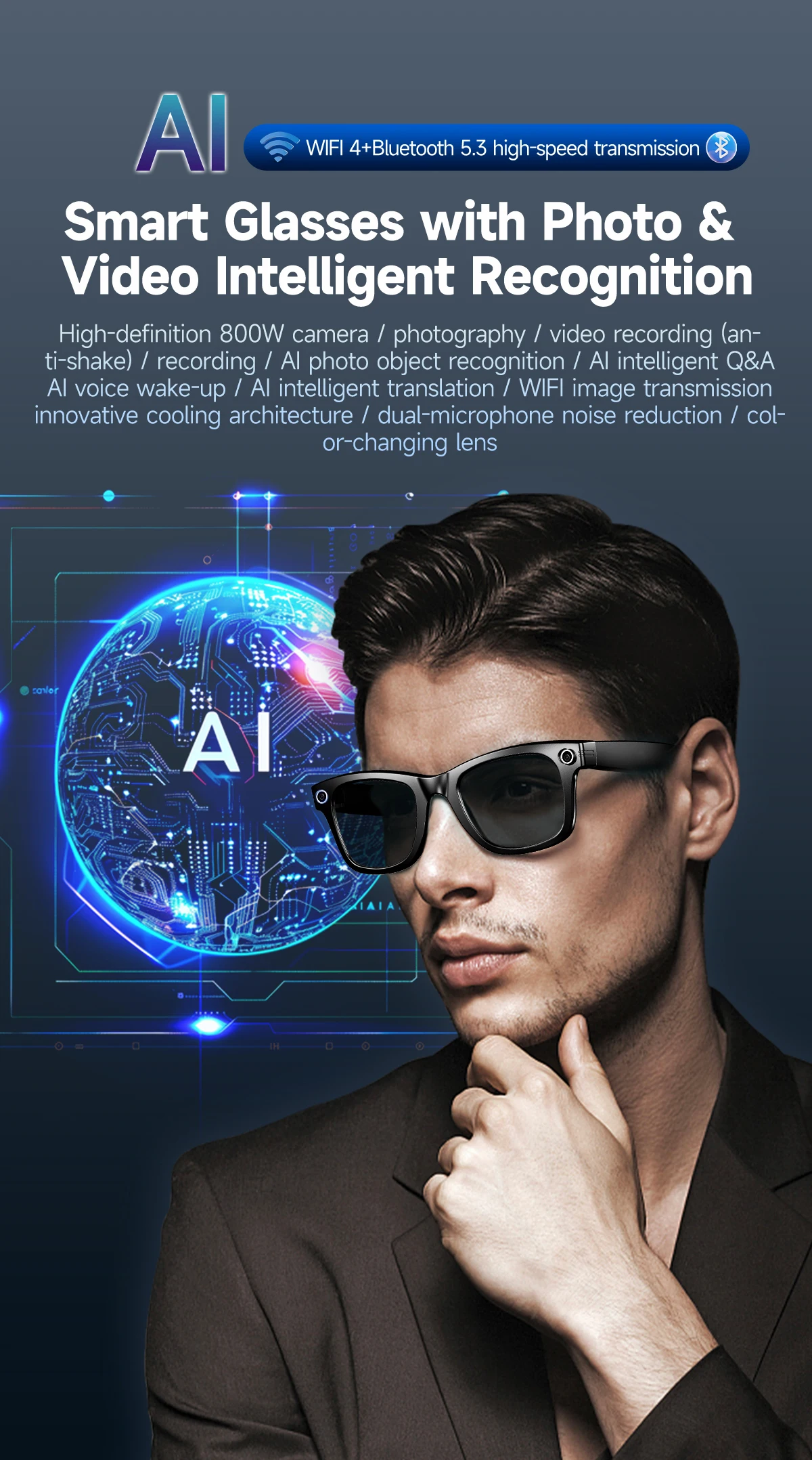 Visionix™ Smart Glasses Pro