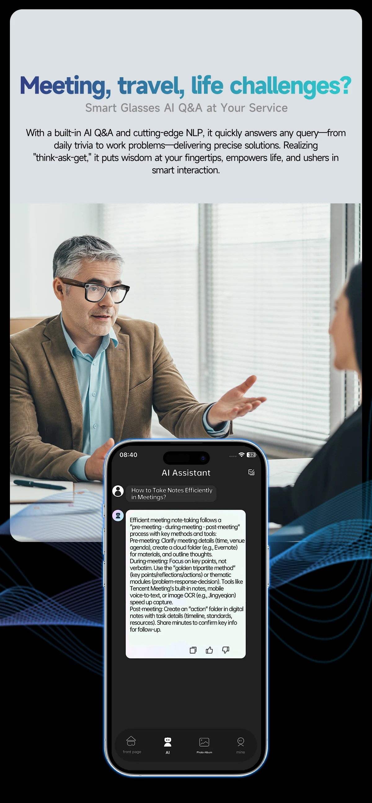 Visionix™ Smart Glasses Pro